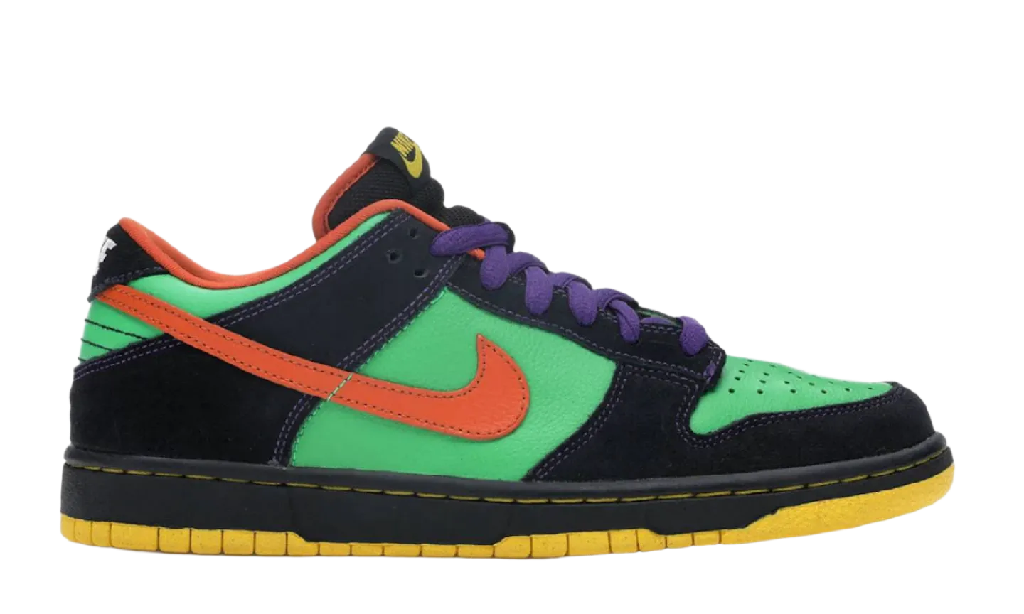 Nike SB Dunk Low Green Spark Hoop Orange