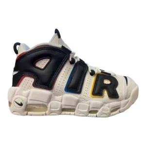 Nike scarpa sneakers da pallacanestro Air More Uptempo '96 DM1297 100 bianco nero