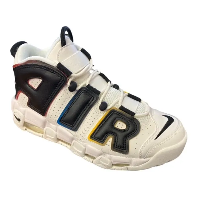 Nike scarpa sneakers da pallacanestro Air More Uptempo '96 DM1297 100 bianco nero