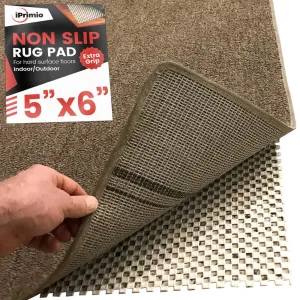 Non Slip Area Rug Corner Gripper Pad 5x6 For Bathroom, Indoor, Kitchen