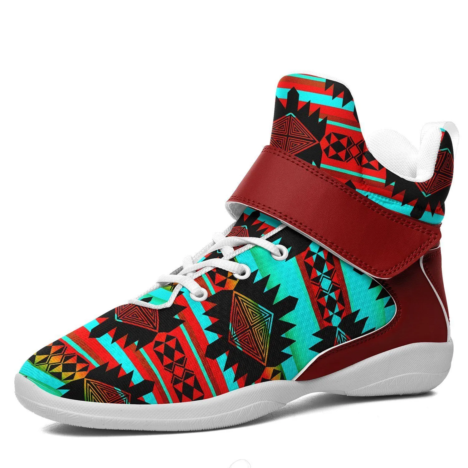 Okotoks Arrow Ipottaa Basketball / Sport High Top Shoes - White Sole