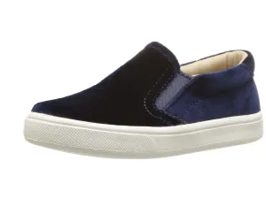 Old Soles Girl's Velvey Hoff Velvet Slip On, Midnight