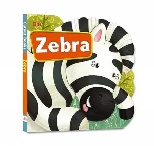 Om Books International Zebra ( Animals and Birds )- Cutout Board Books