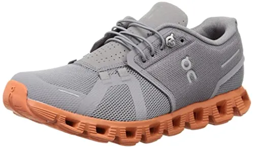 ON Mens Cloud 5 Textile Synthetic Zinc Canyon Trainers