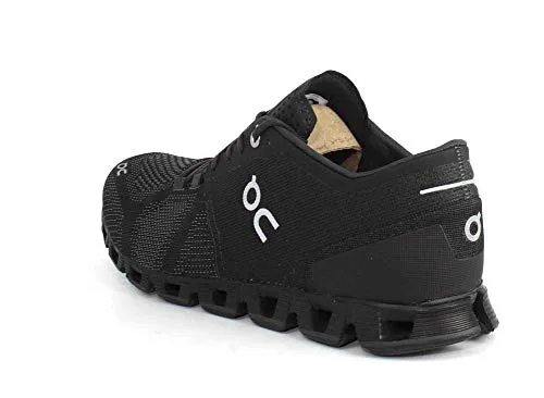 On Running Men's CloudX Male Textile Synthetic Trainers Black / Asphalt