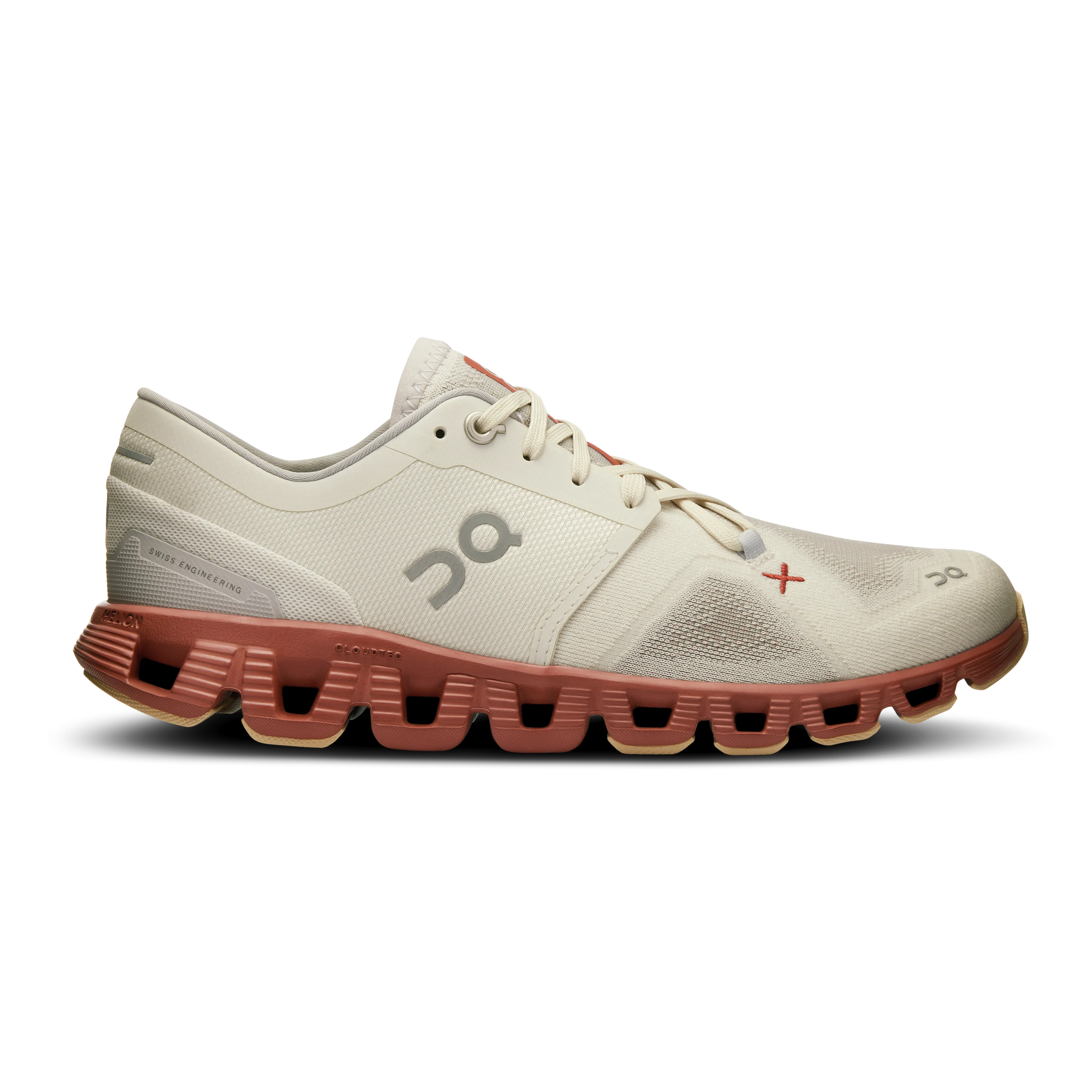 On Running Women's Cloud X 3 Shoes - Ice / Auburn