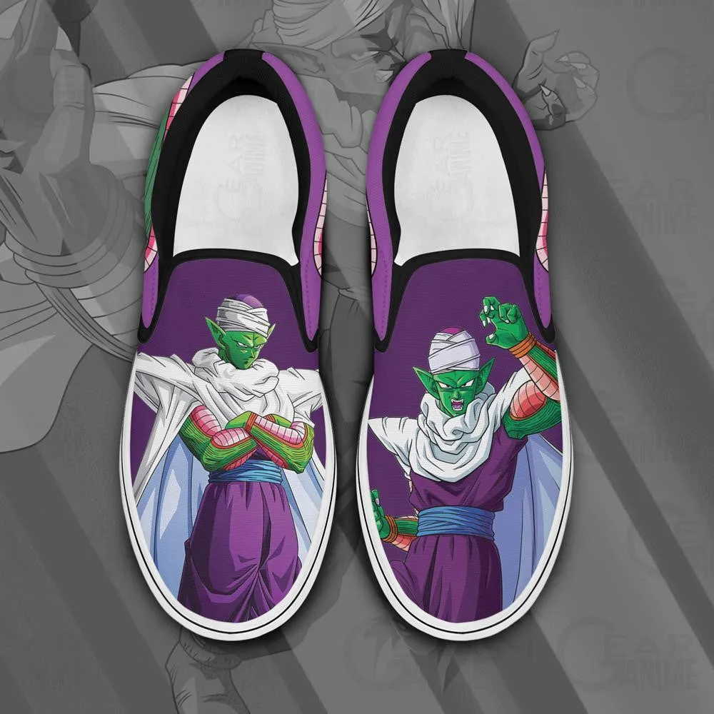 Piccolo Slip On Sneakers Dragon Ball Custom Anime Shoes PN11