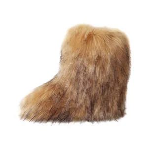 Pre Order:  Fluffy Fur Slip On Boots