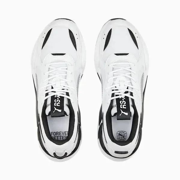 PUMA RS-X Black and White Unisex Sneakers 390039-01- BLKWHT