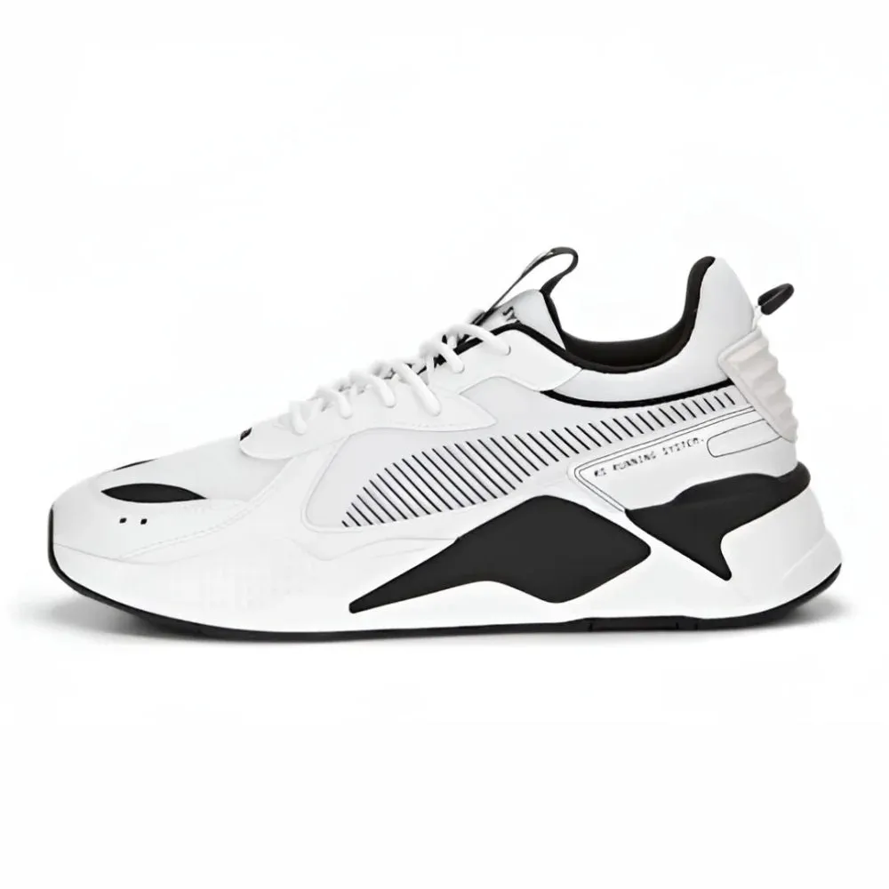 PUMA RS-X Black and White Unisex Sneakers 390039-01- BLKWHT