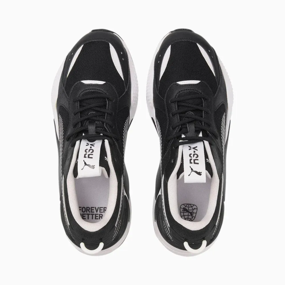 PUMA RS-X Black and White Unisex Sneakers 390039-02- BLKWHT