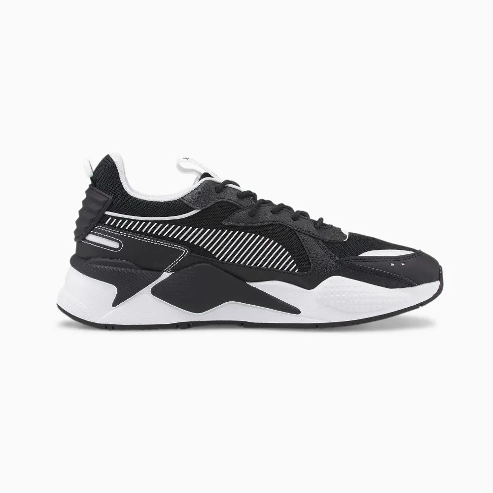 PUMA RS-X Black and White Unisex Sneakers 390039-02- BLKWHT