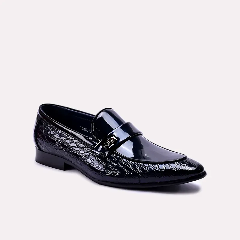 Quentin Black Formal Slip On Shoes 0111067