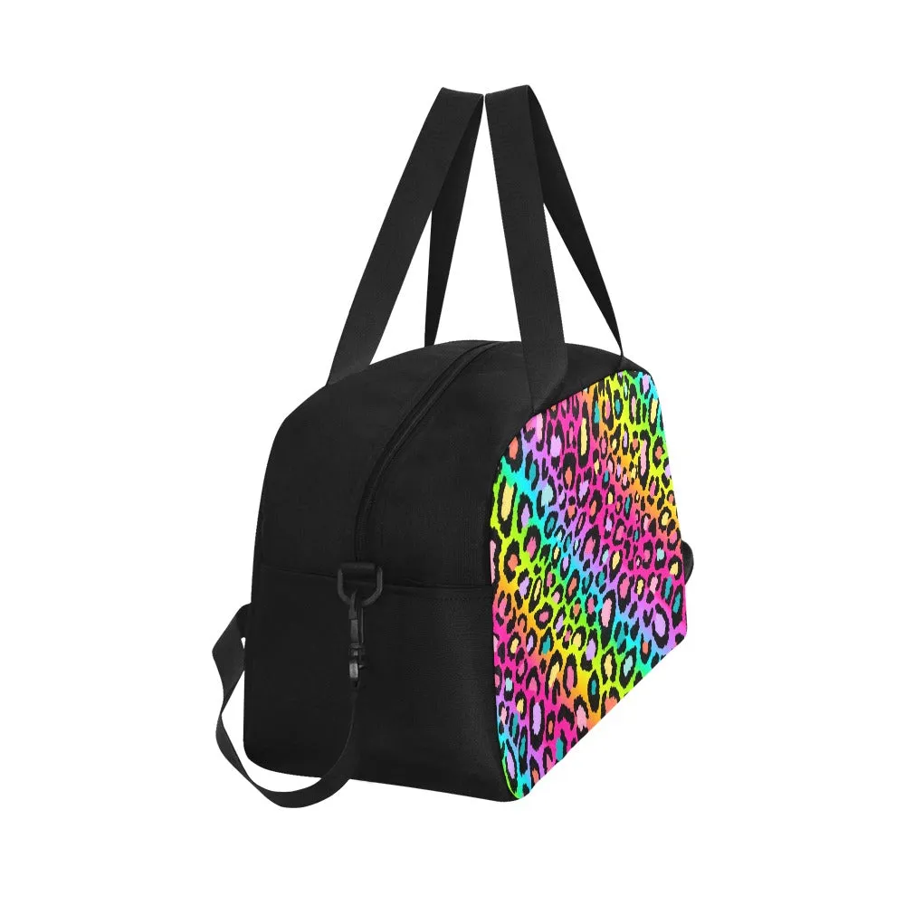 Rainbow Leopard Weekender Bag