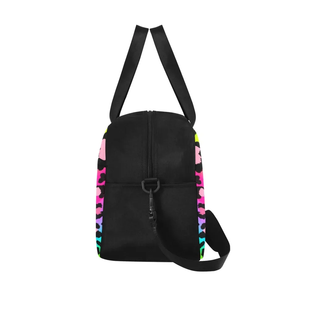 Rainbow Leopard Weekender Bag