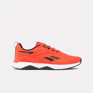 Reebok Footwear Men Nanoflex TR 2 Shoes DYNRED/CBLACK/FTWWHT