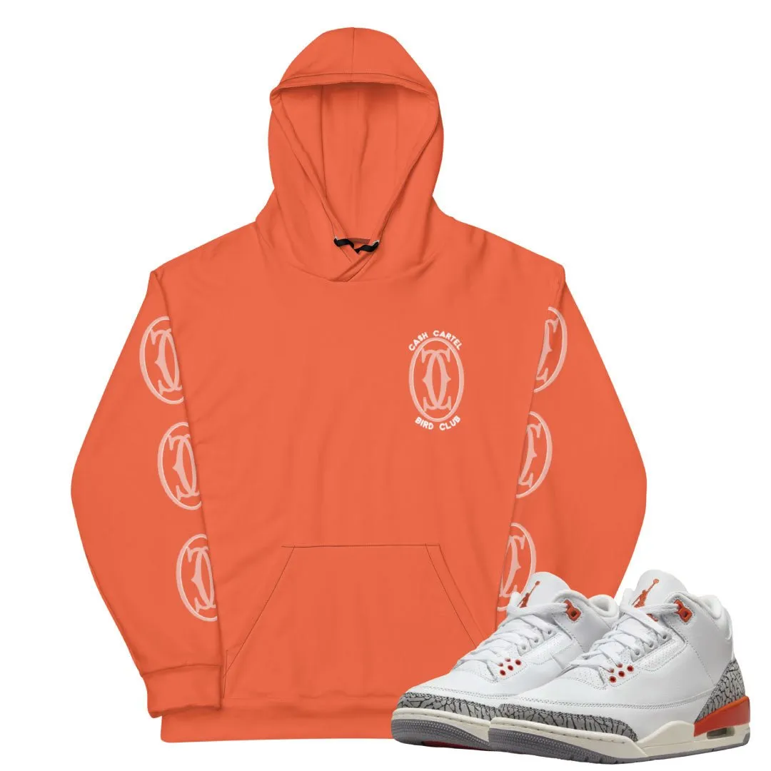 Retro 3 "Georgia Peach" Cash Cartel Hoodie