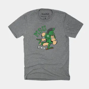 Retro MSU Running Sparty Tee