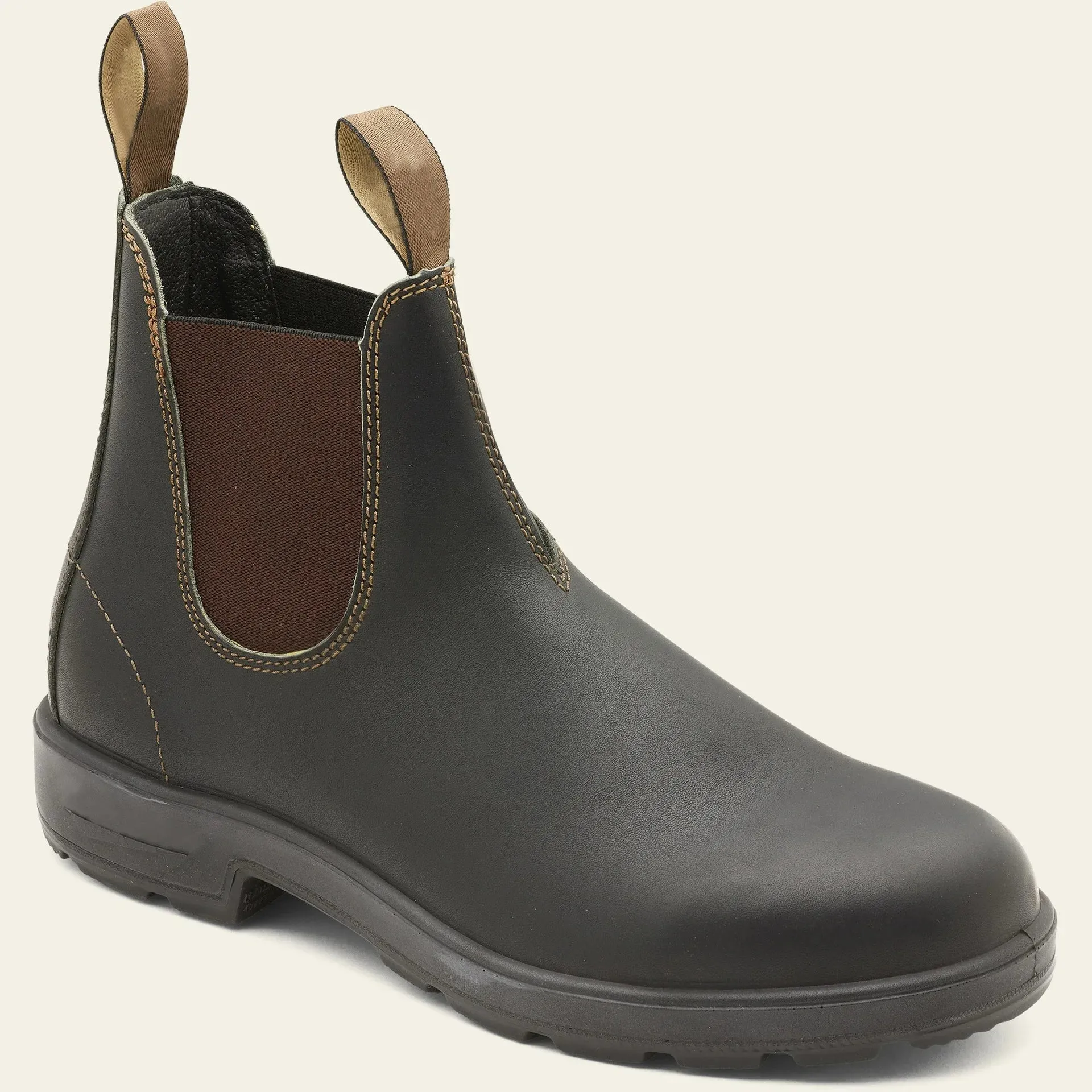 RETRO SLIP ON LEATHER BOOTS