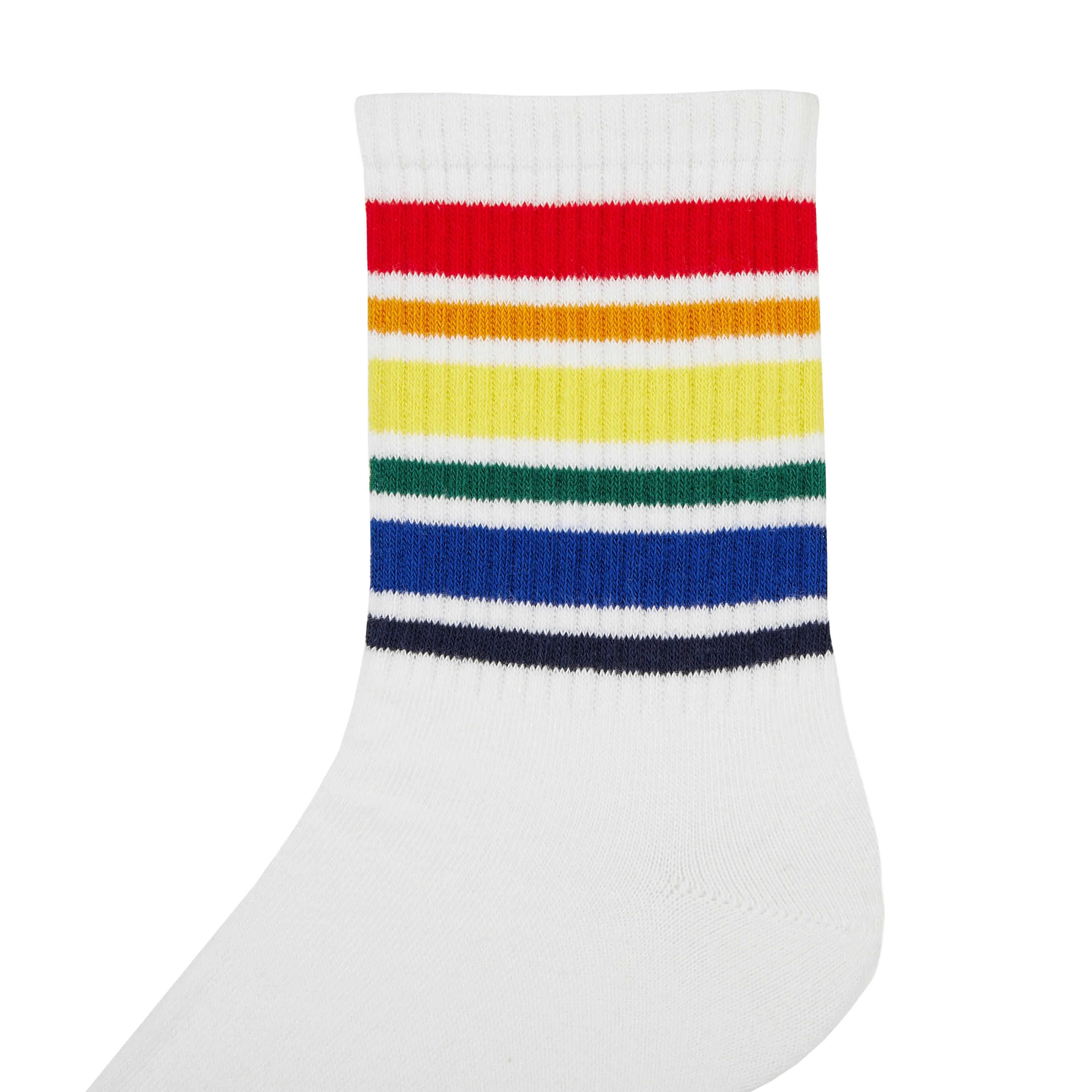 Retro Stripes Quarter Length Socks