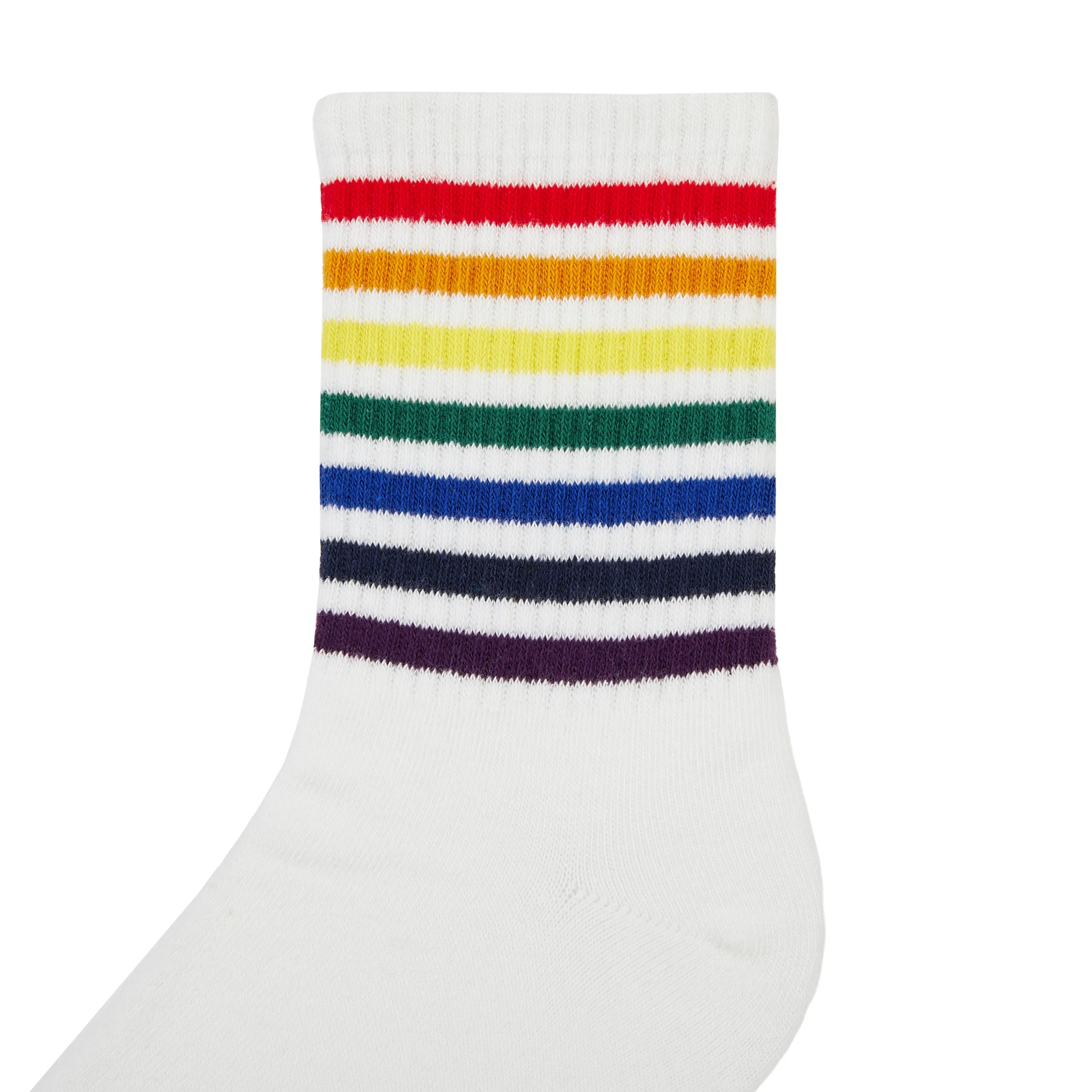 Retro Stripes Quarter Length Socks