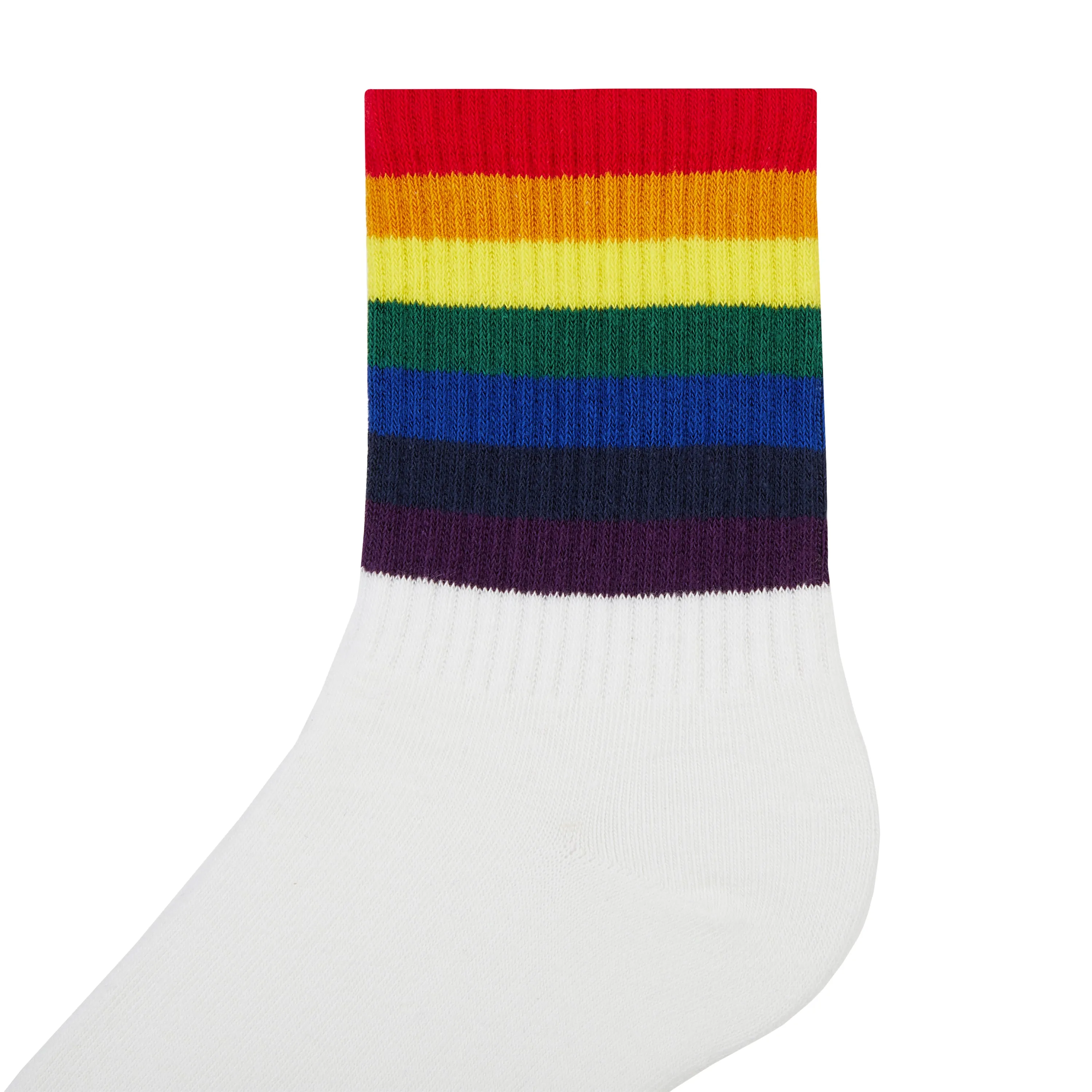 Retro Stripes Quarter Length Socks