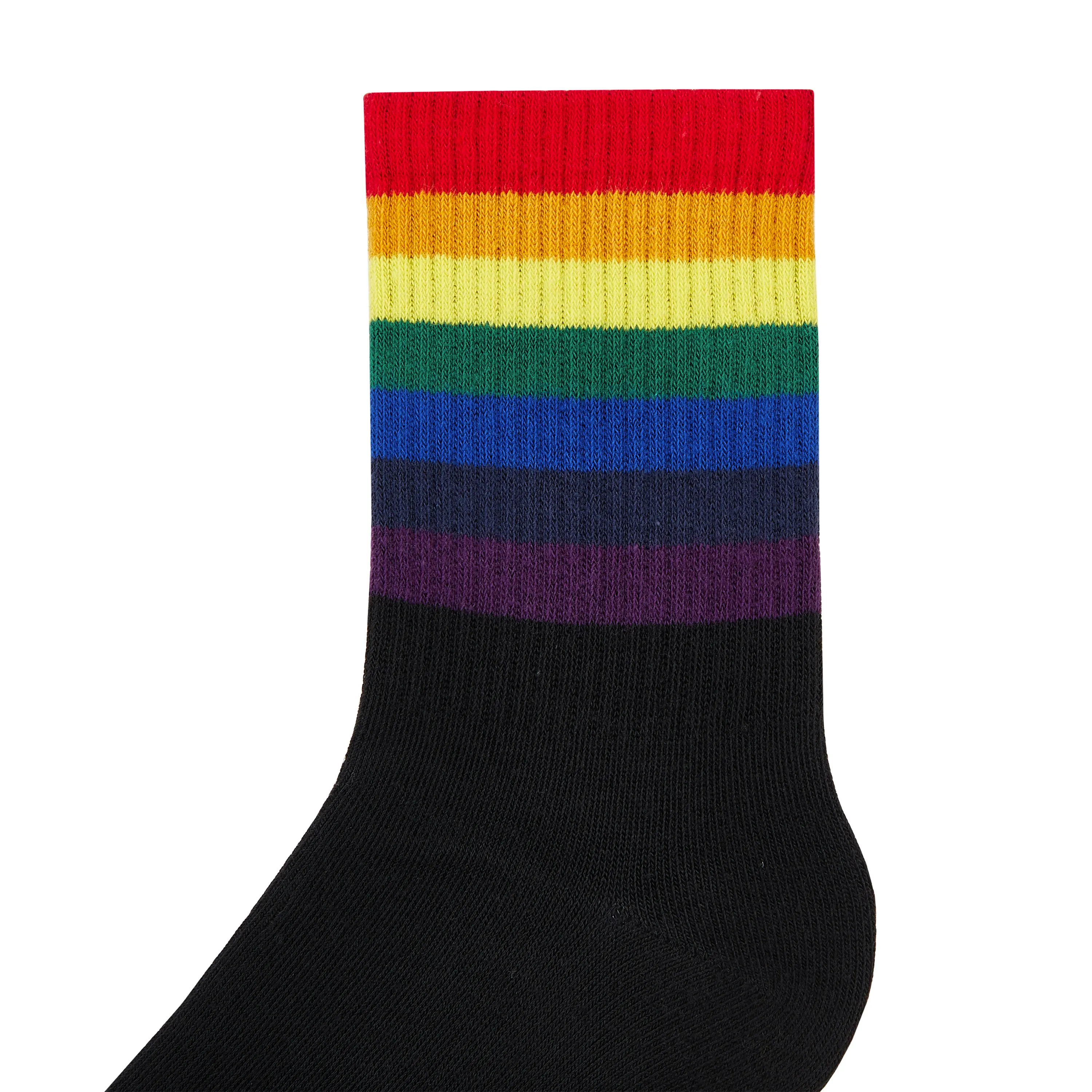 Retro Stripes Quarter Length Socks