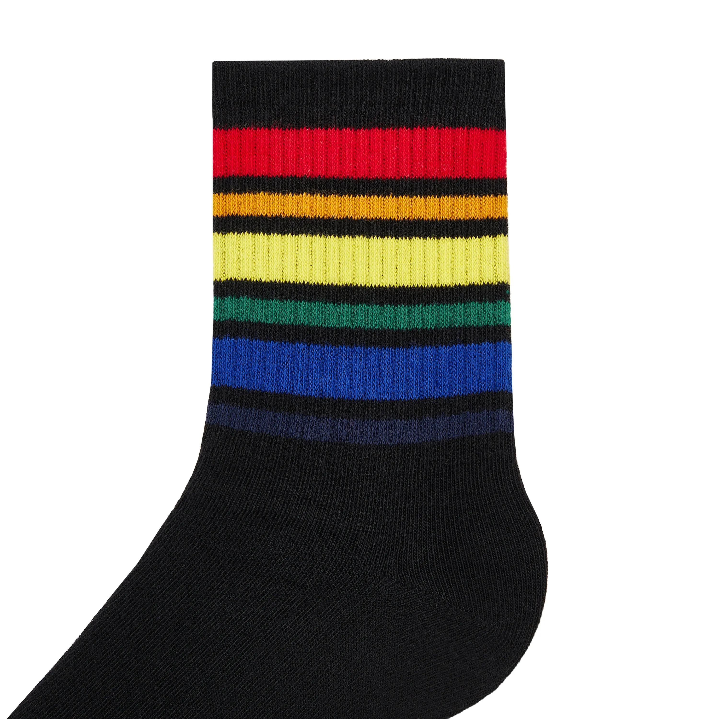 Retro Stripes Quarter Length Socks