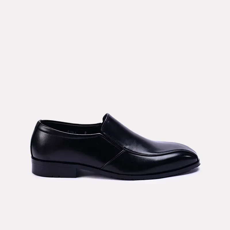 Roland Black Sleek Slip On Shoes 0111188