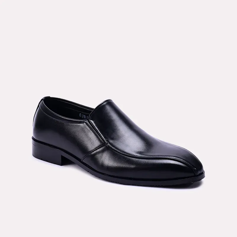 Roland Black Sleek Slip On Shoes 0111188