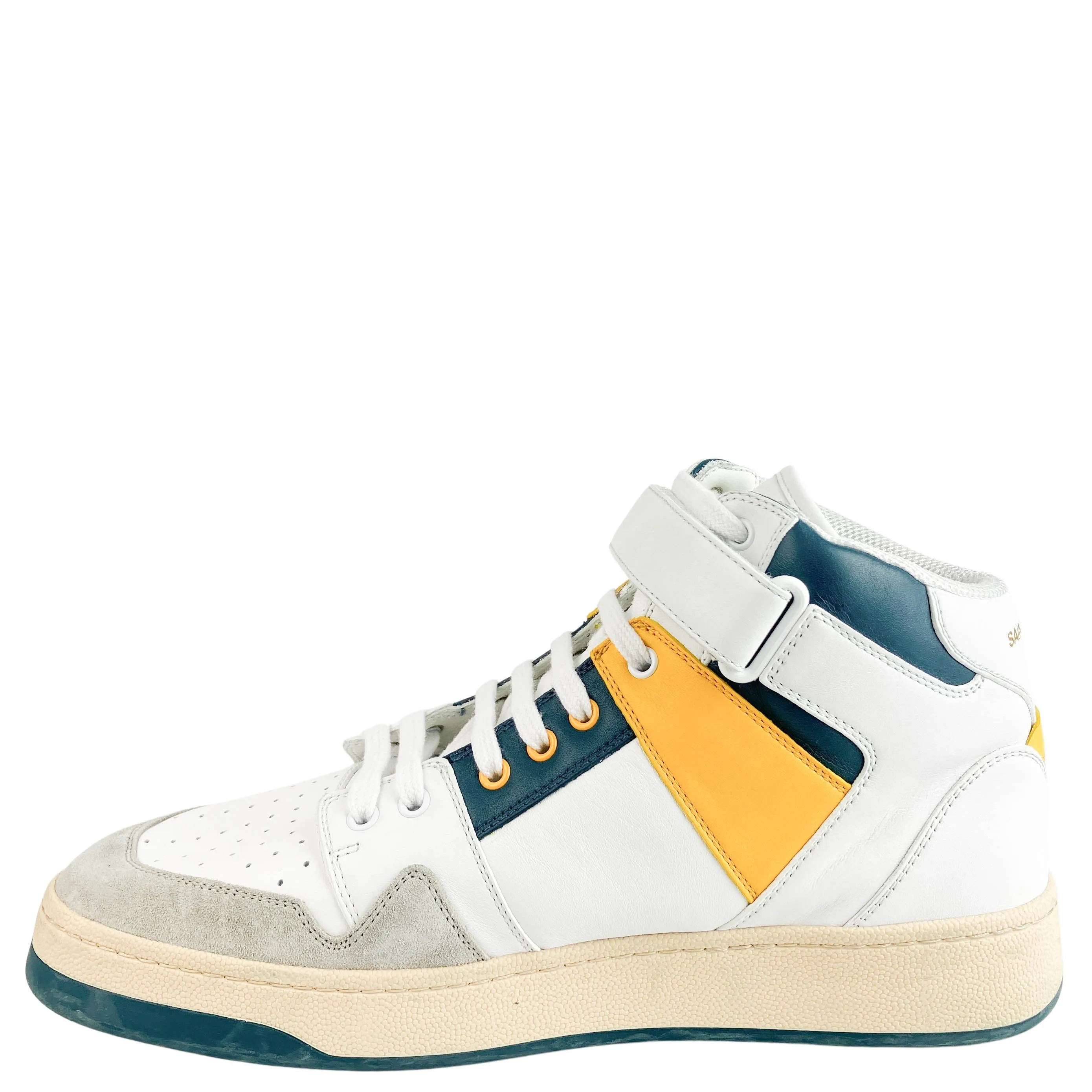 Saint Laurent Lax Mid Sneakers in Ottanuim