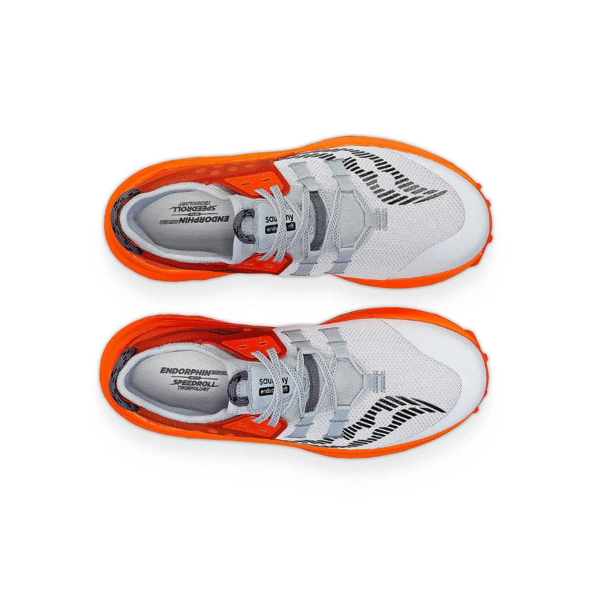 Saucony Endorphin Rift Grey Orange SS24 Sneakers