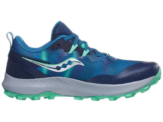 Saucony | Peregrine 14 | Men's | Navy/Mint