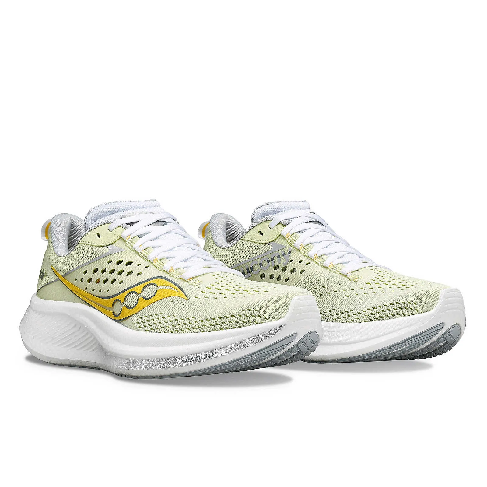 Saucony Women's Ride 17 Running Shoes Fern / Cloud