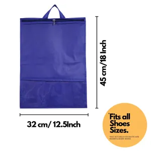 Shoe Bag for Travel & Storage - Blue