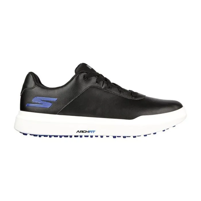 Skechers Men's Drive 5 MD Spikeless Golf Shoes - Black/White