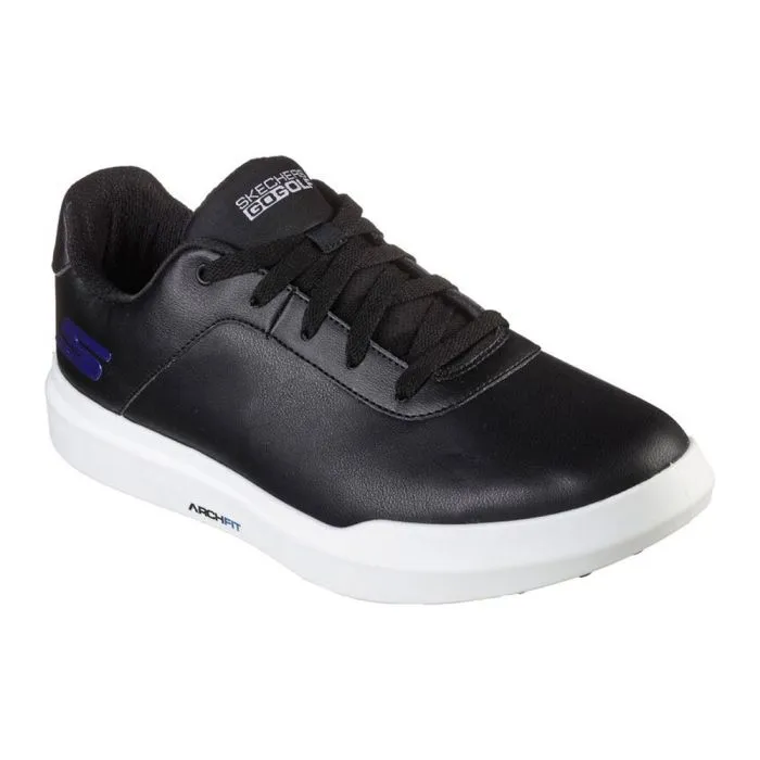 Skechers Men's Drive 5 MD Spikeless Golf Shoes - Black/White