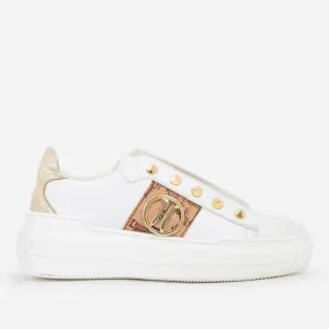 Sneakers Donna Slip On 1A Classe Alviero Martini colore Bianco e Geo Classic con Borchie P315