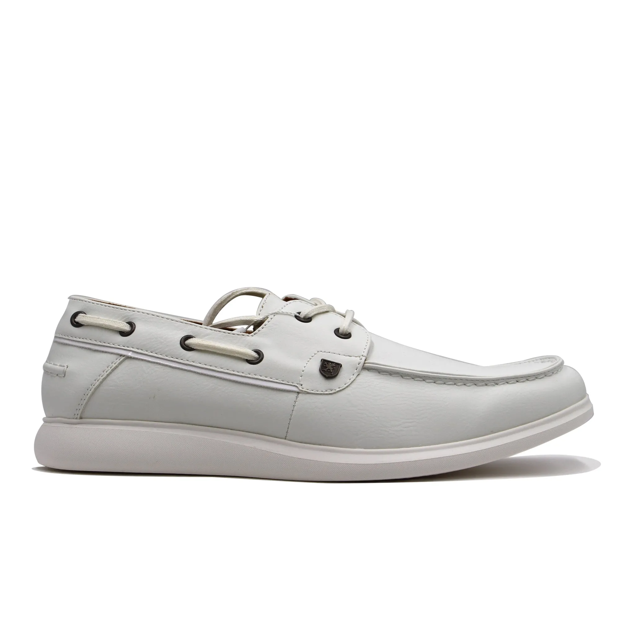 STACY ADAMS,SOLID-SLIP ON-DRV-SHOES-REID-25592-WHITE