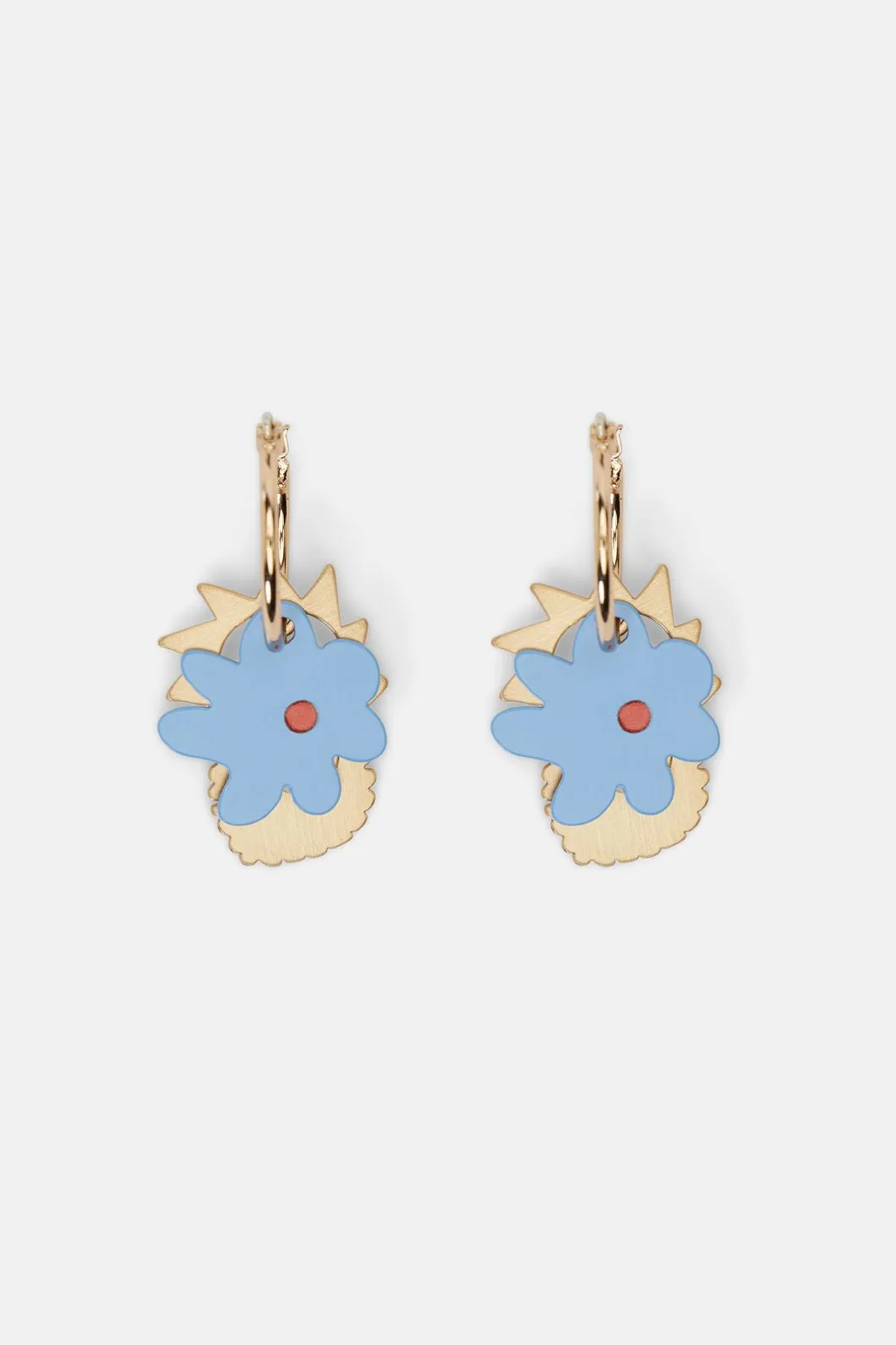 Summer Flower Charm Earring Set 3