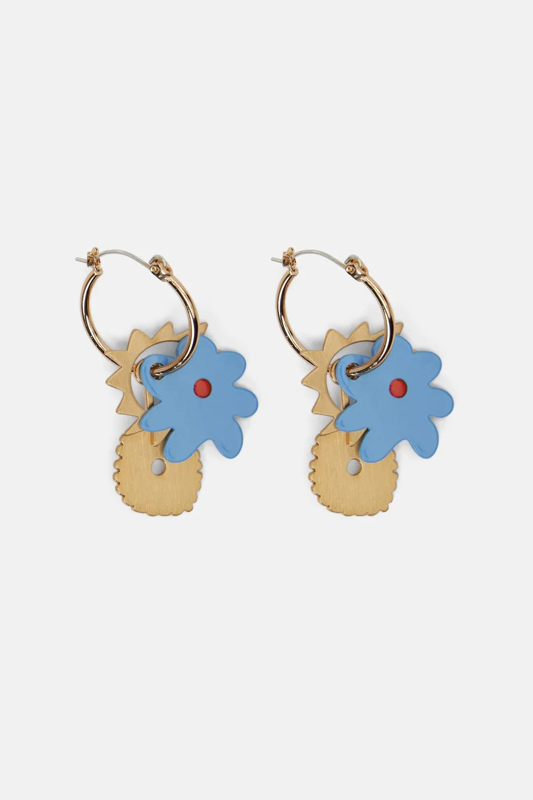 Summer Flower Charm Earring Set 3