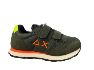 Sun68 sneakers da baby Tom Fluo Z42302B 74 militare scuro