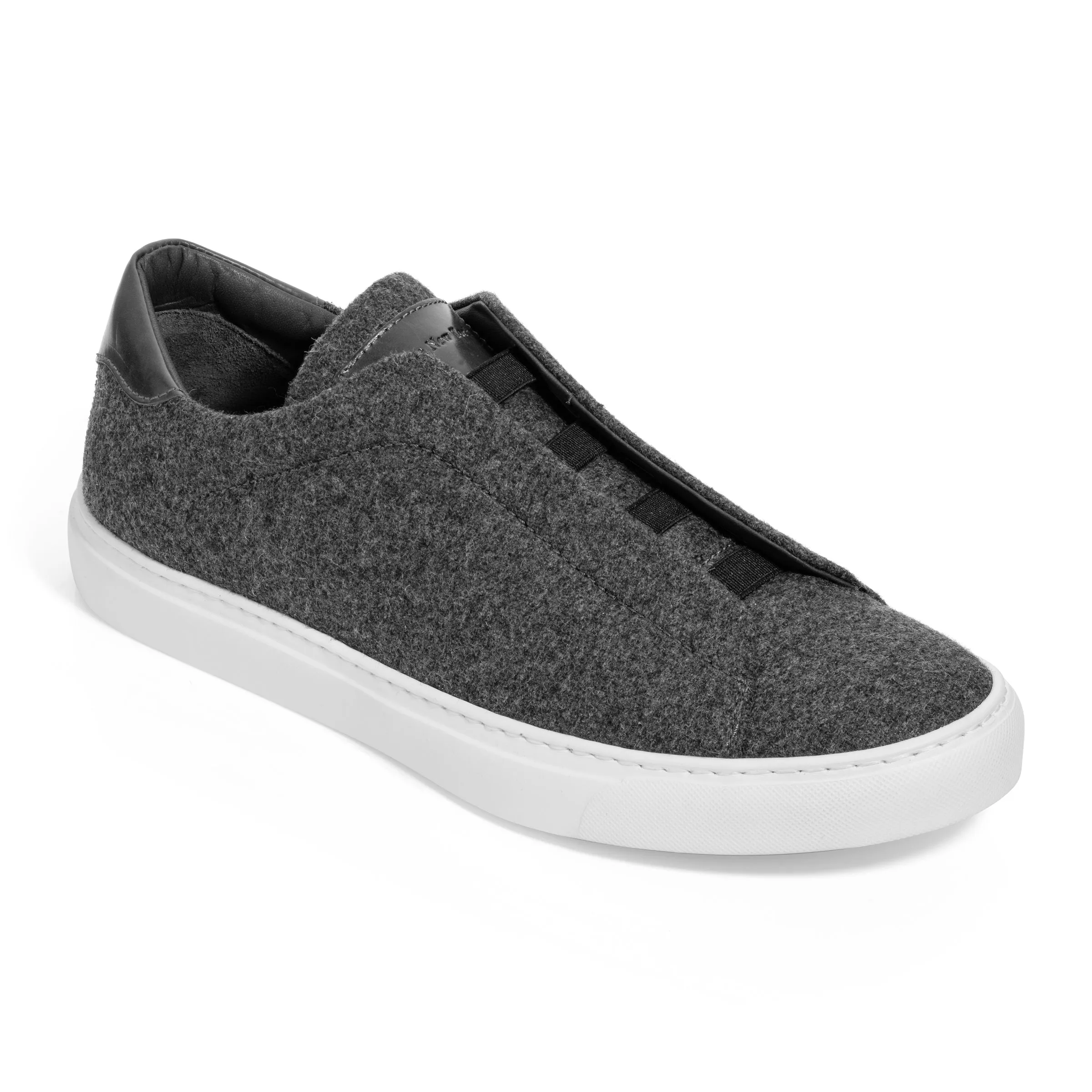 Sussex Grey Elastic Slip On Sneaker