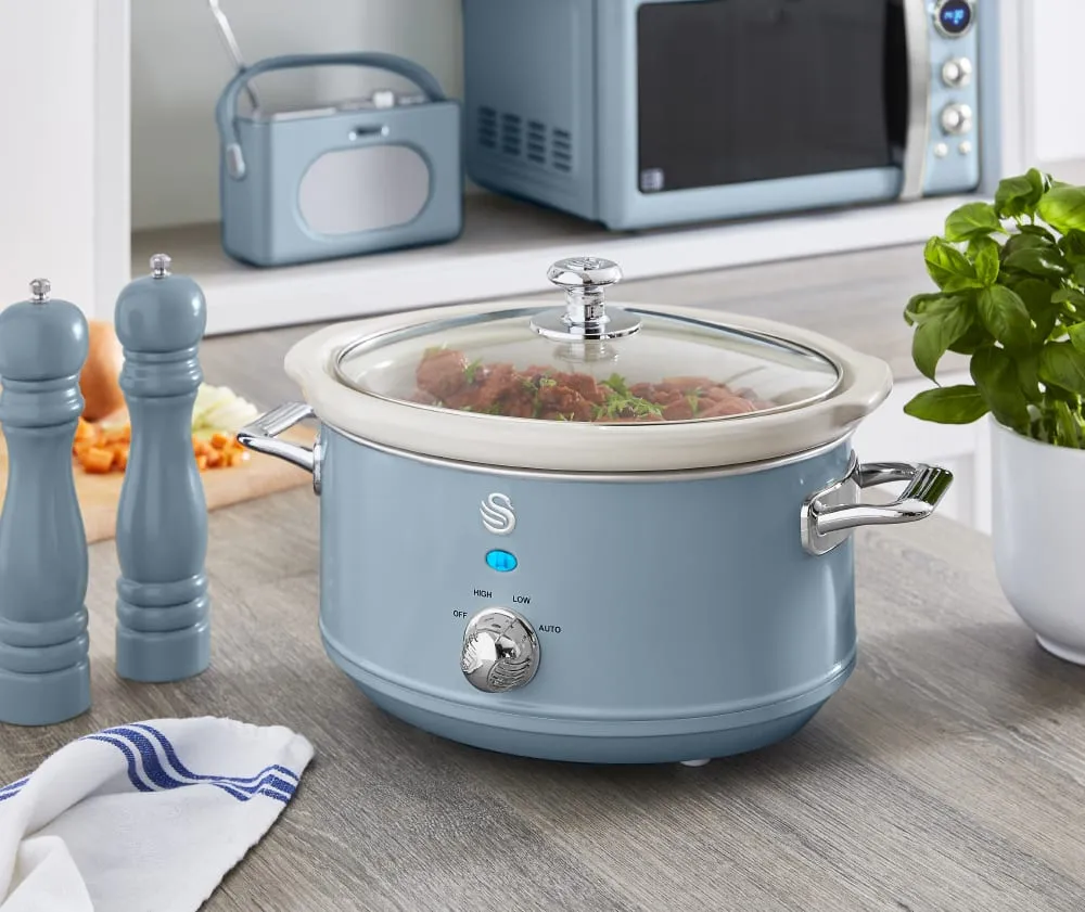 Swan 3.5L Retro Slow Cooker