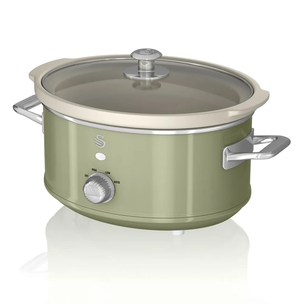 Swan 3.5L Retro Slow Cooker