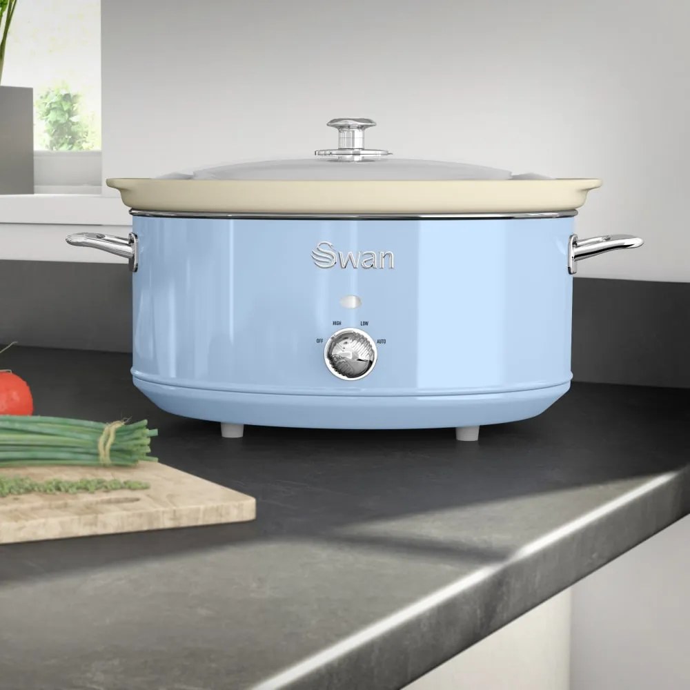 Swan 6.5L Slow Cooker Retro