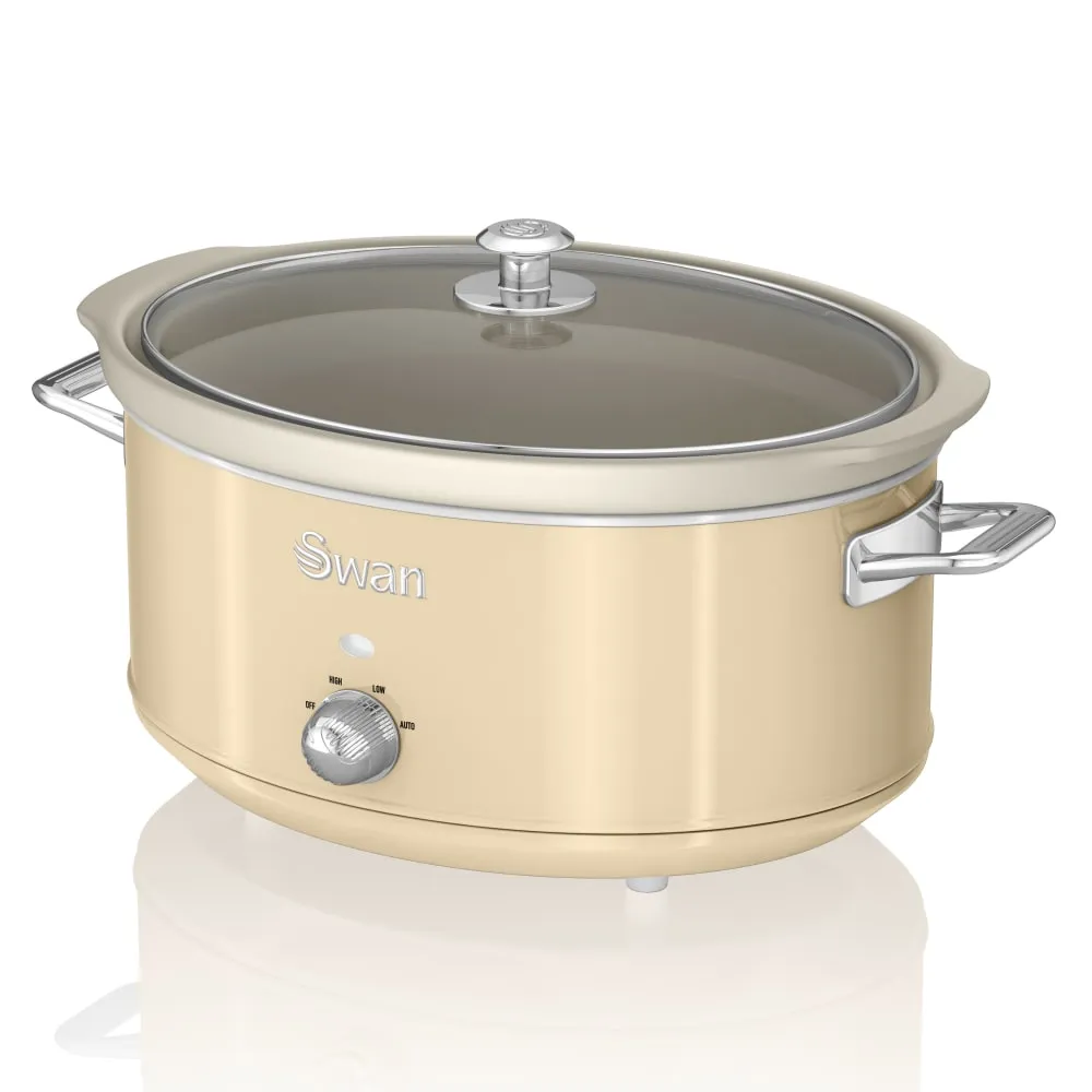 Swan 6.5L Slow Cooker Retro