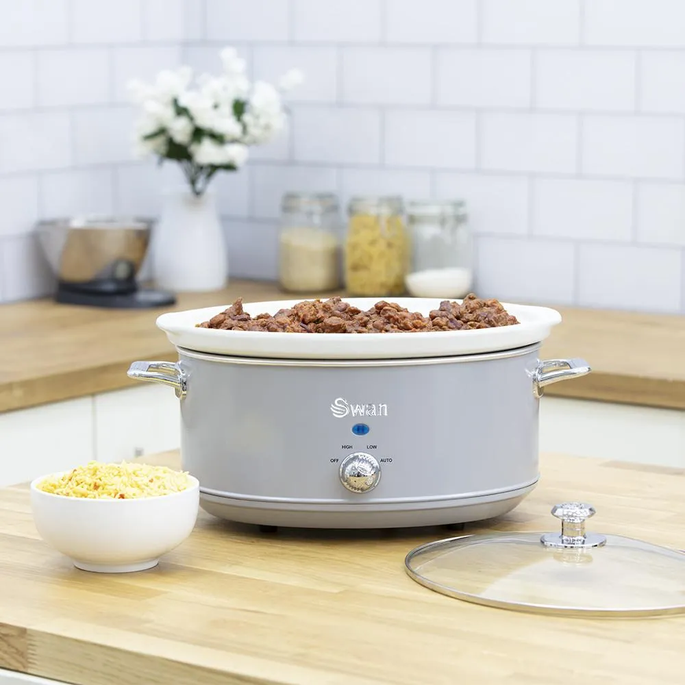 Swan 6.5L Slow Cooker Retro