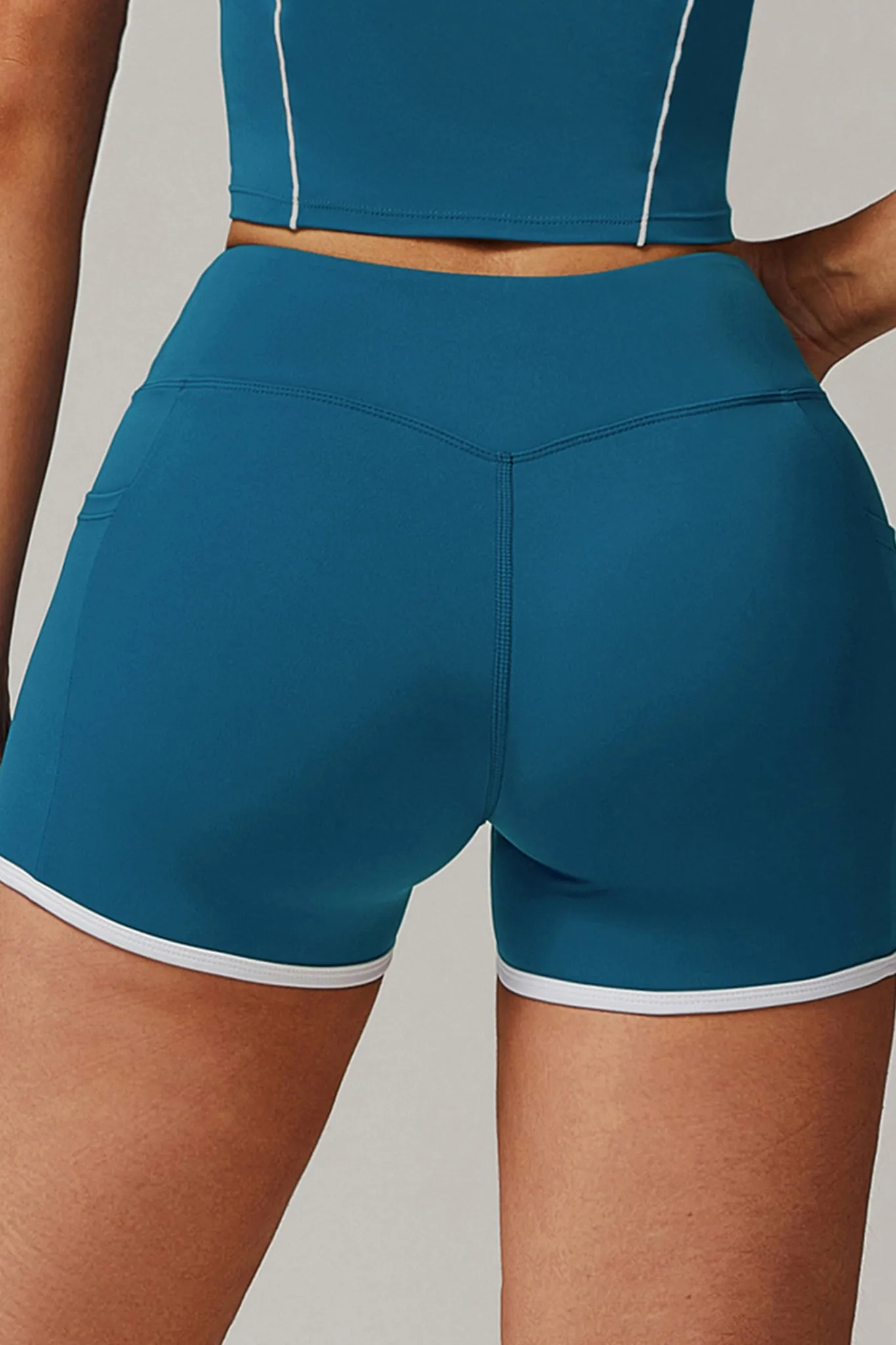 SwiftFlex Pocket Performance Shorts - Teal Blue