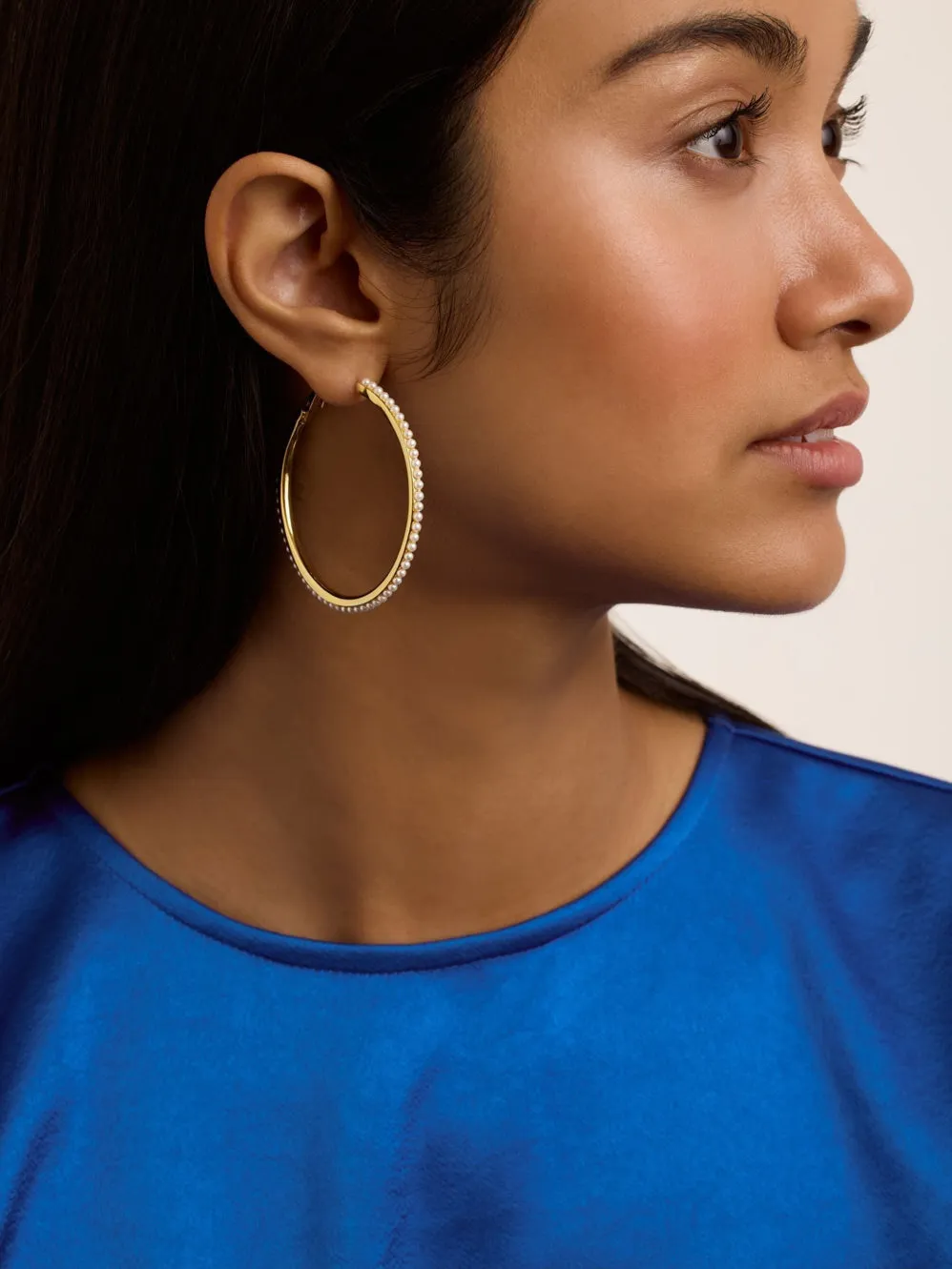 TED BAKER PERLA HOOP EARRING